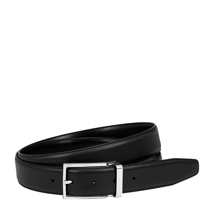 BUSINESS BELT COWHIDE 3.5CM | BLACK - AIGNER