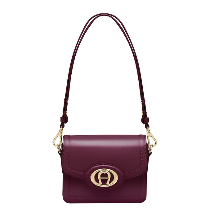 LUISA SHOULDER BAG S | 0506 BURGUNDY - AIGNER