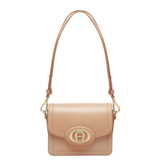 LUISA SHOULDER BAG S | 0742 PECAN BROWN - AIGNER