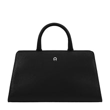 Load image into Gallery viewer, CYBILL HANDBAG STRETCH M | BLACK - AIGNER
