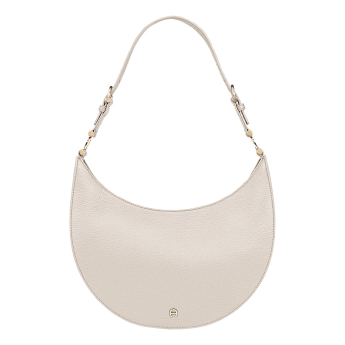 DELIA HOBO BAG M | PEARL WHITE - AIGNER