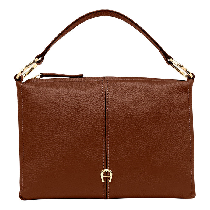 SAVANNAH HOBO BAG S | WALNUT BROWN - AIGNER