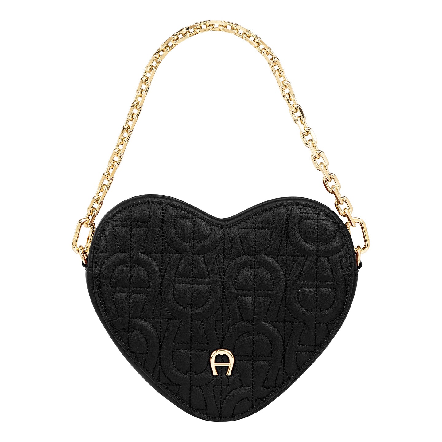 HEART POUCH BLACK